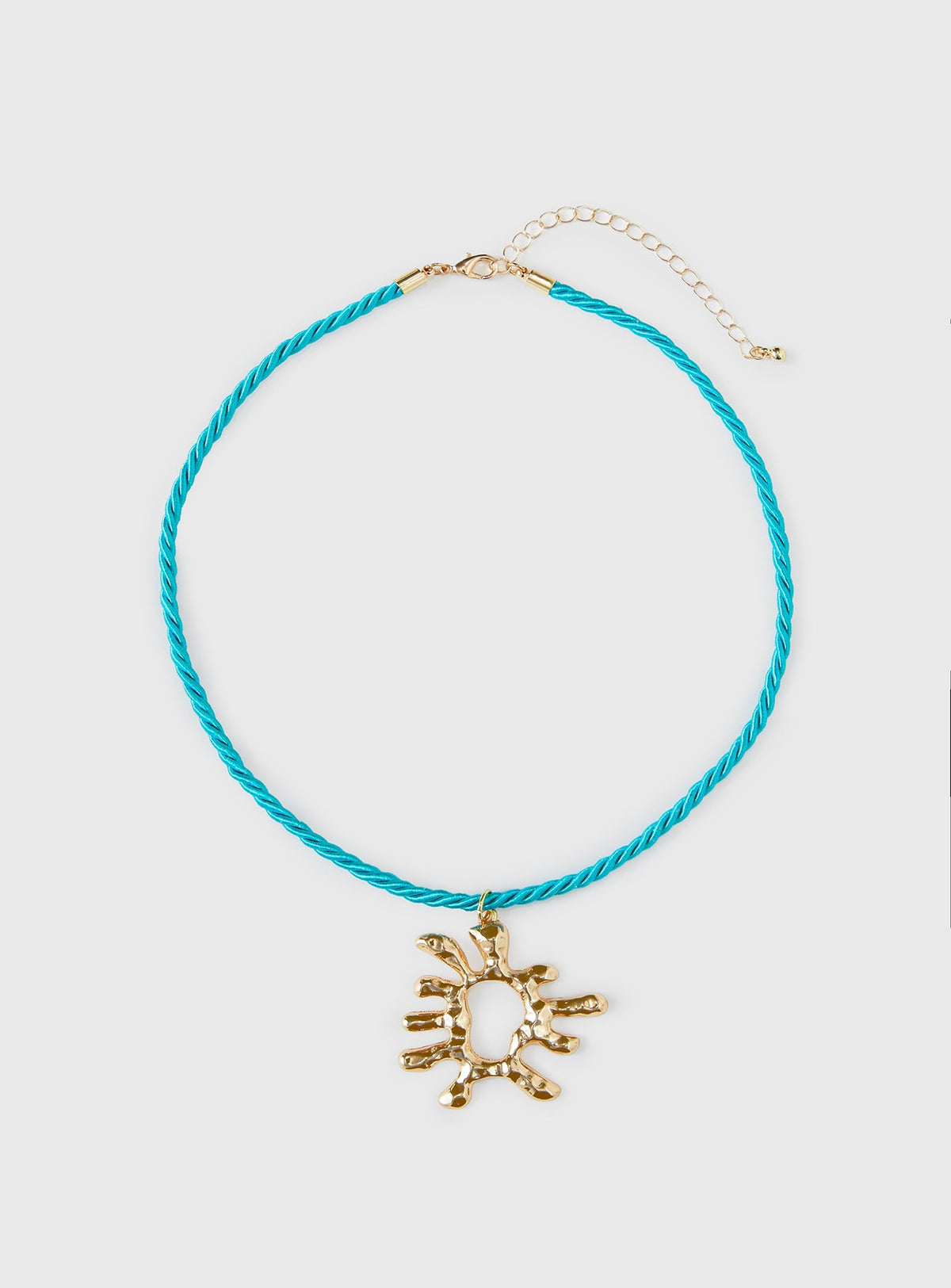 Go Dancing Necklace Gold / Blue