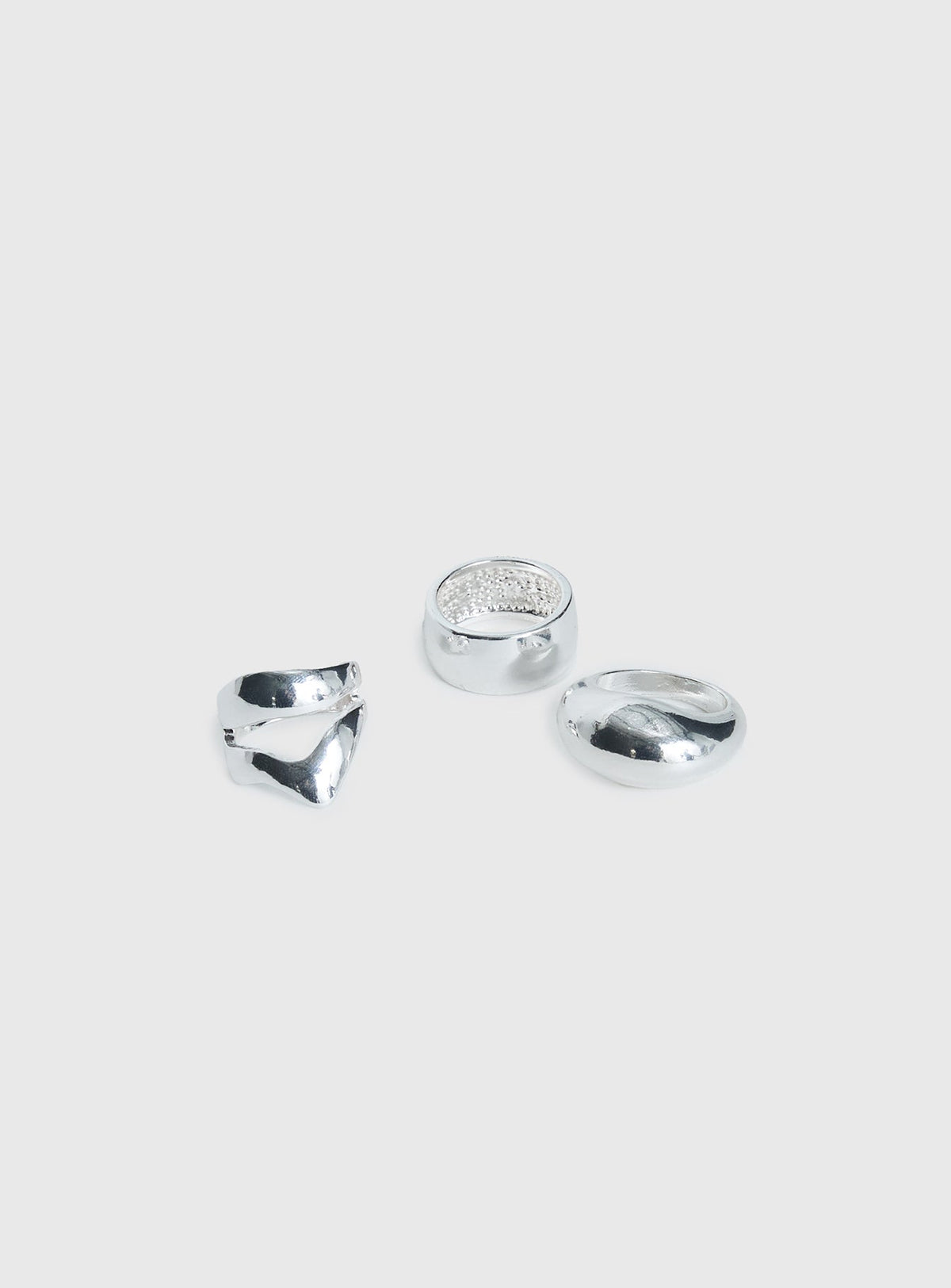 Power Move Ring Pack Silver