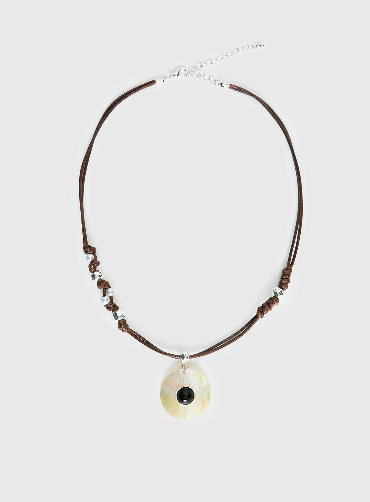Saturn Returns Pendant Necklace Silver