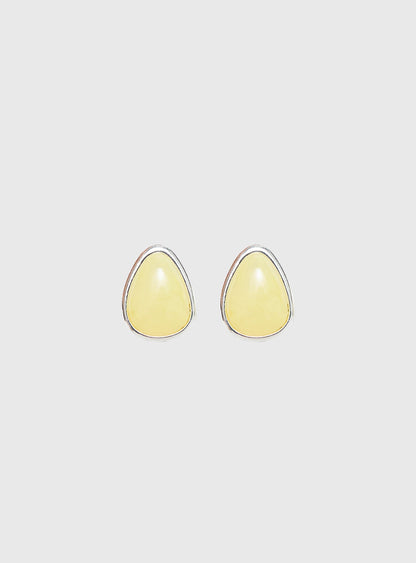Vanita Earrings Silver / Yellow