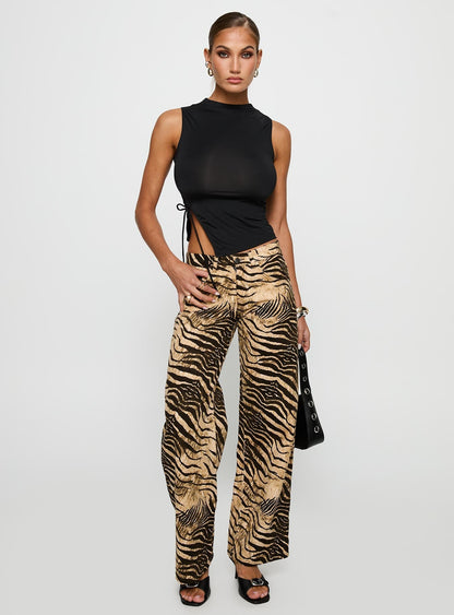 Low Rise Roomy Pants Multi