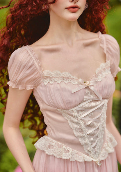 Pink Mist Fairy Corset Dress