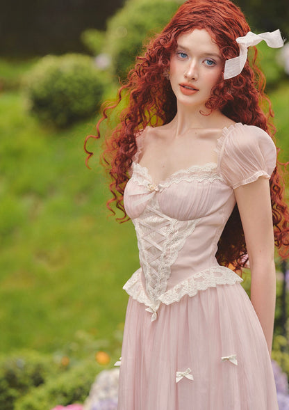 Pink Mist Fairy Corset Dress