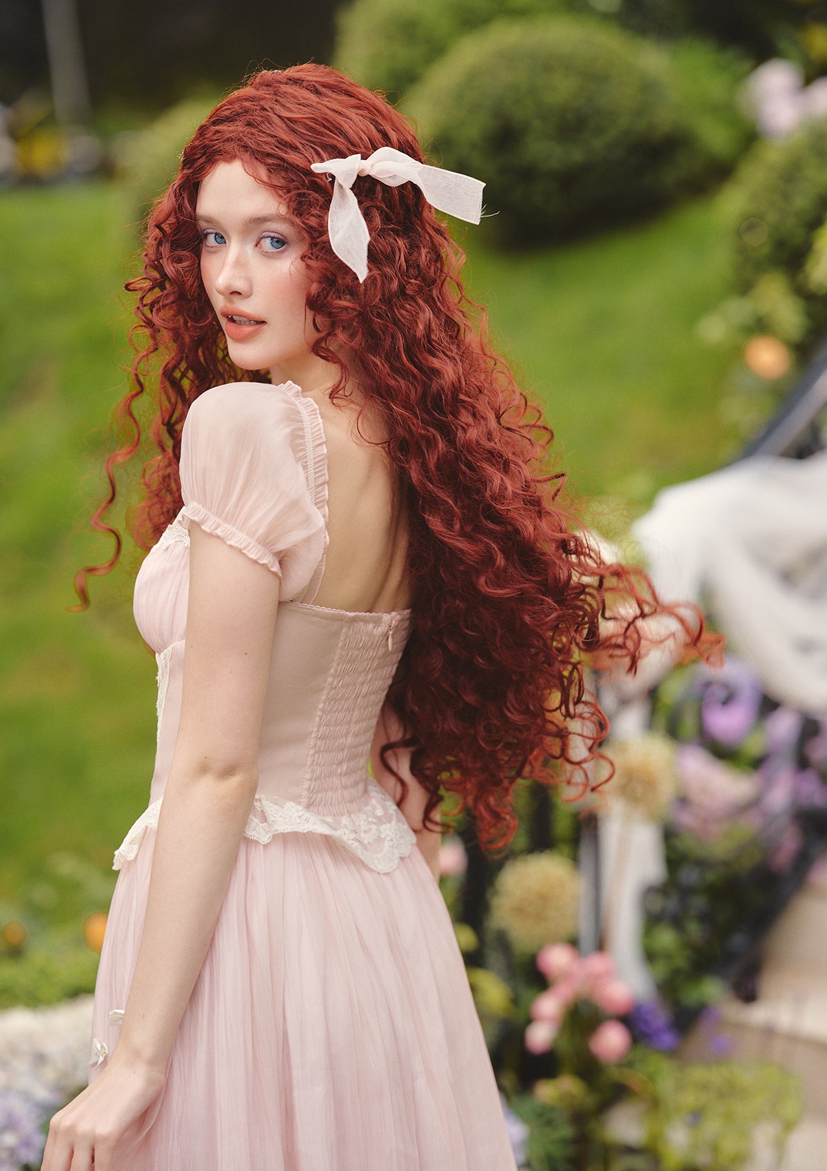 Pink Mist Fairy Corset Dress