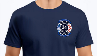 24th Anniversary 9/11 Fire Memorial Tee