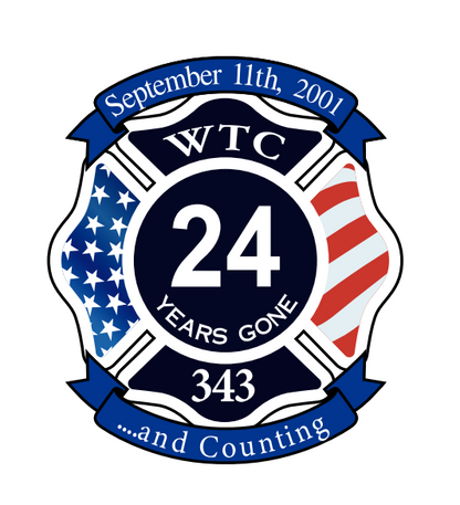 24th Anniversary 9/11 Fire Memorial Tee