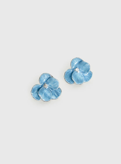 Emaline Earrings Blue