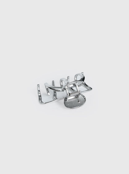 Swain Claw Clip Silver