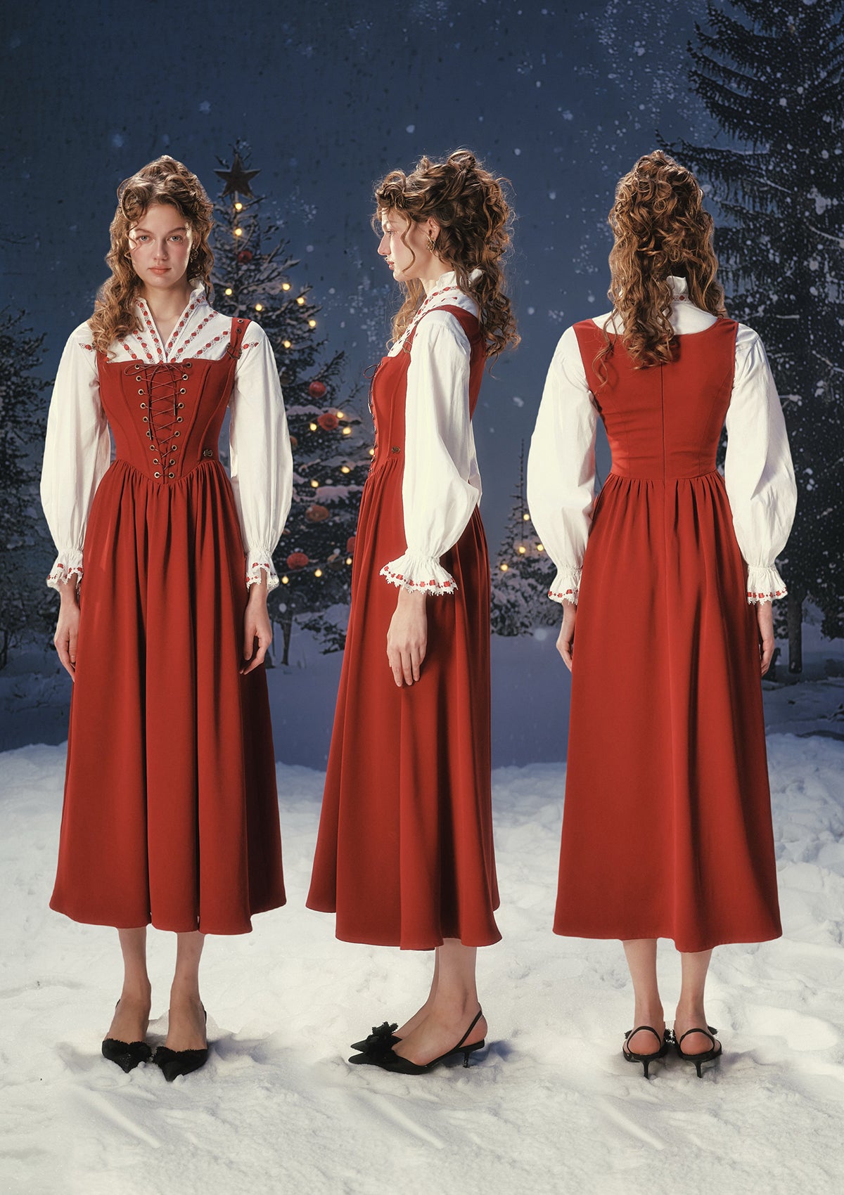 The Red Swordsman Dress