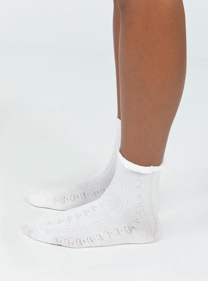 Rutherford Socks White