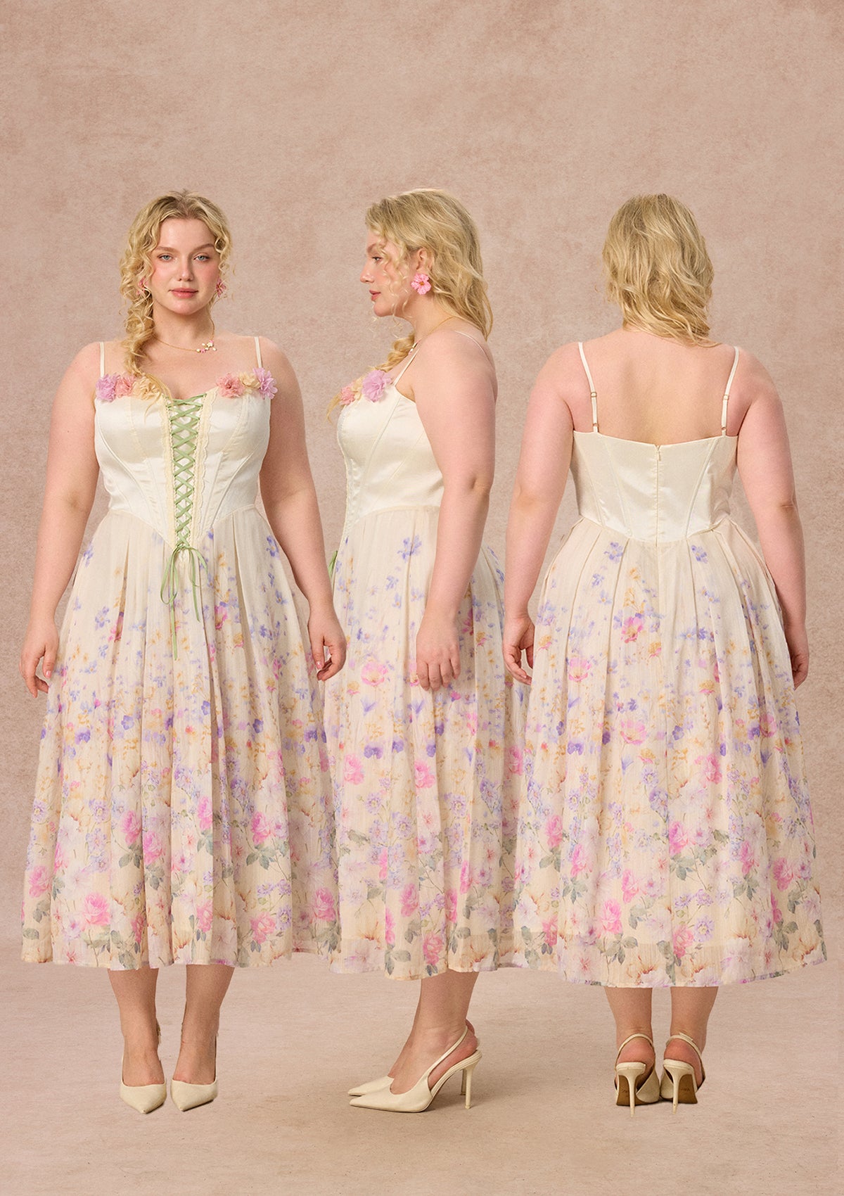 Curve&Plus Bloom Overture Corset Dress （Long）