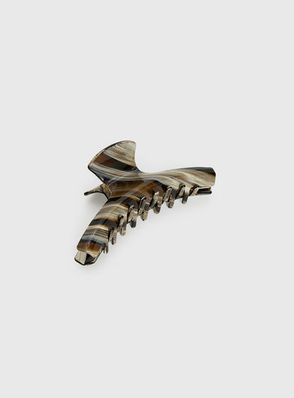 Yasmyn Hair Clip Brown