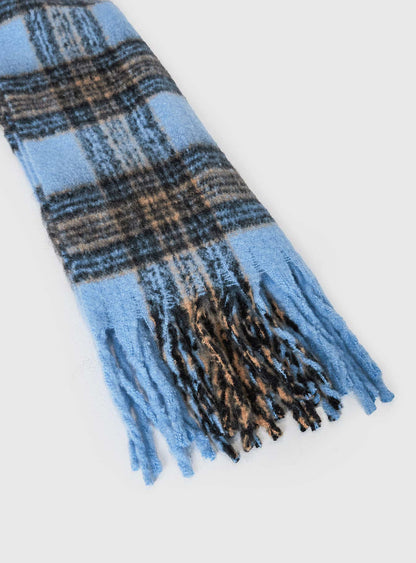 Peyson Scarf Brown / Blue