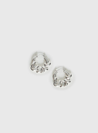 Glide Earrings Silver
