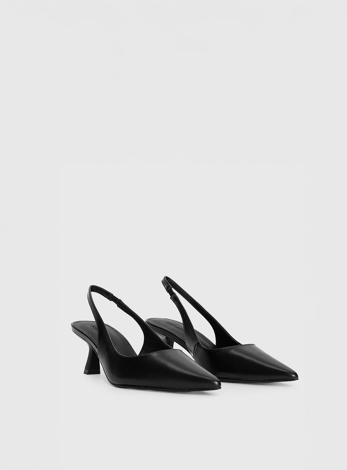 Denalia Pointed Toe Heels Black Matte