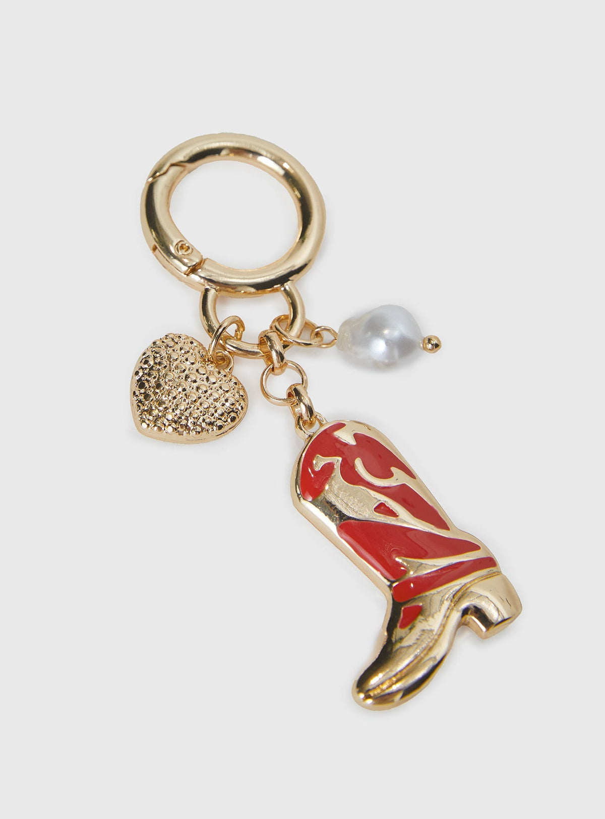 Such A Charmer Keyring Gold