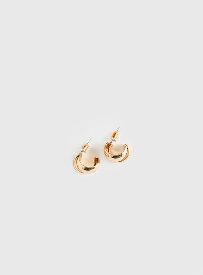 Beck And Call Earrings Gold