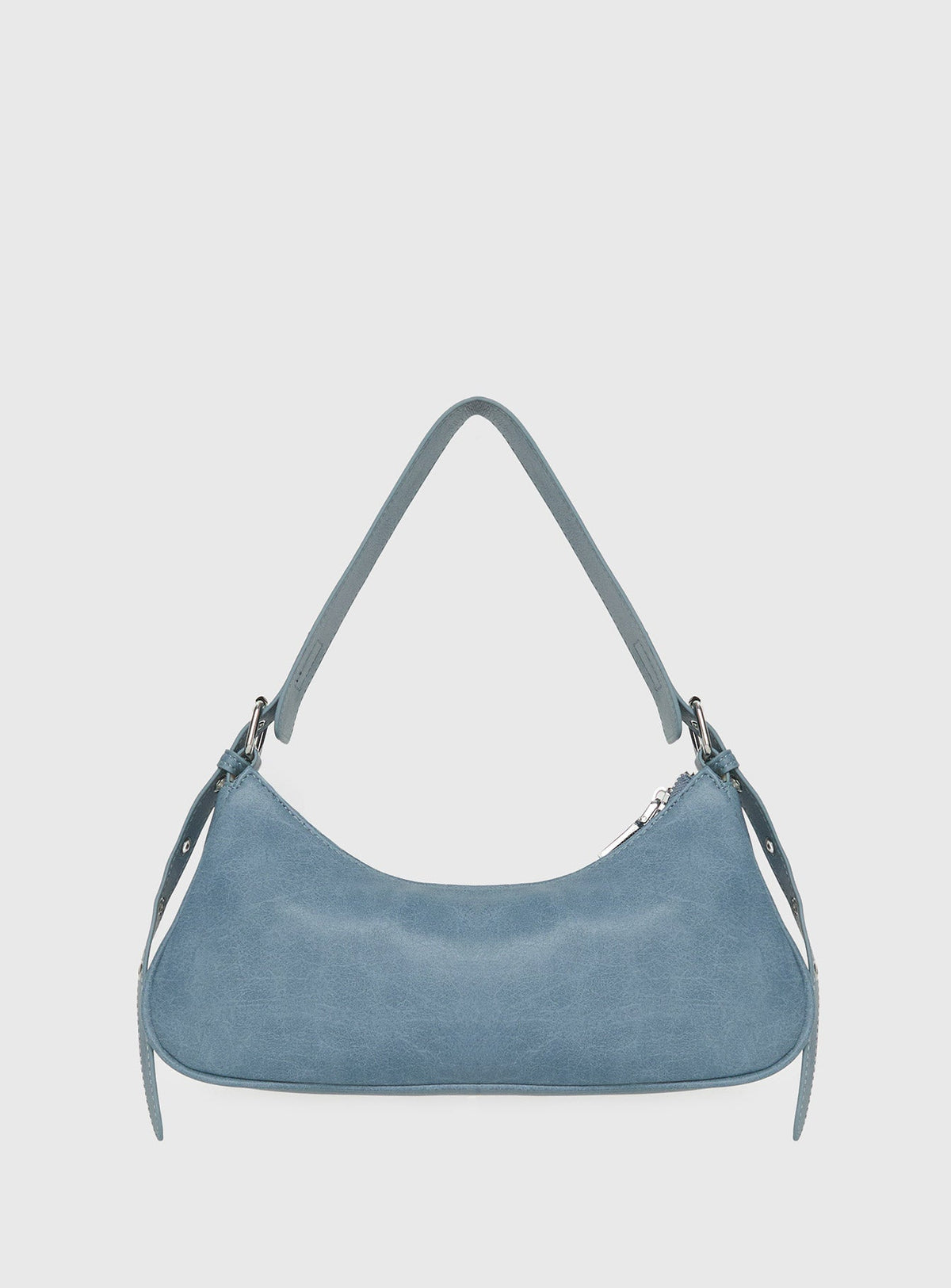 Langston Tie-Up Detail Shoulder Bag Blue