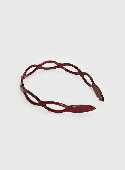 Slow Dance Headband Red