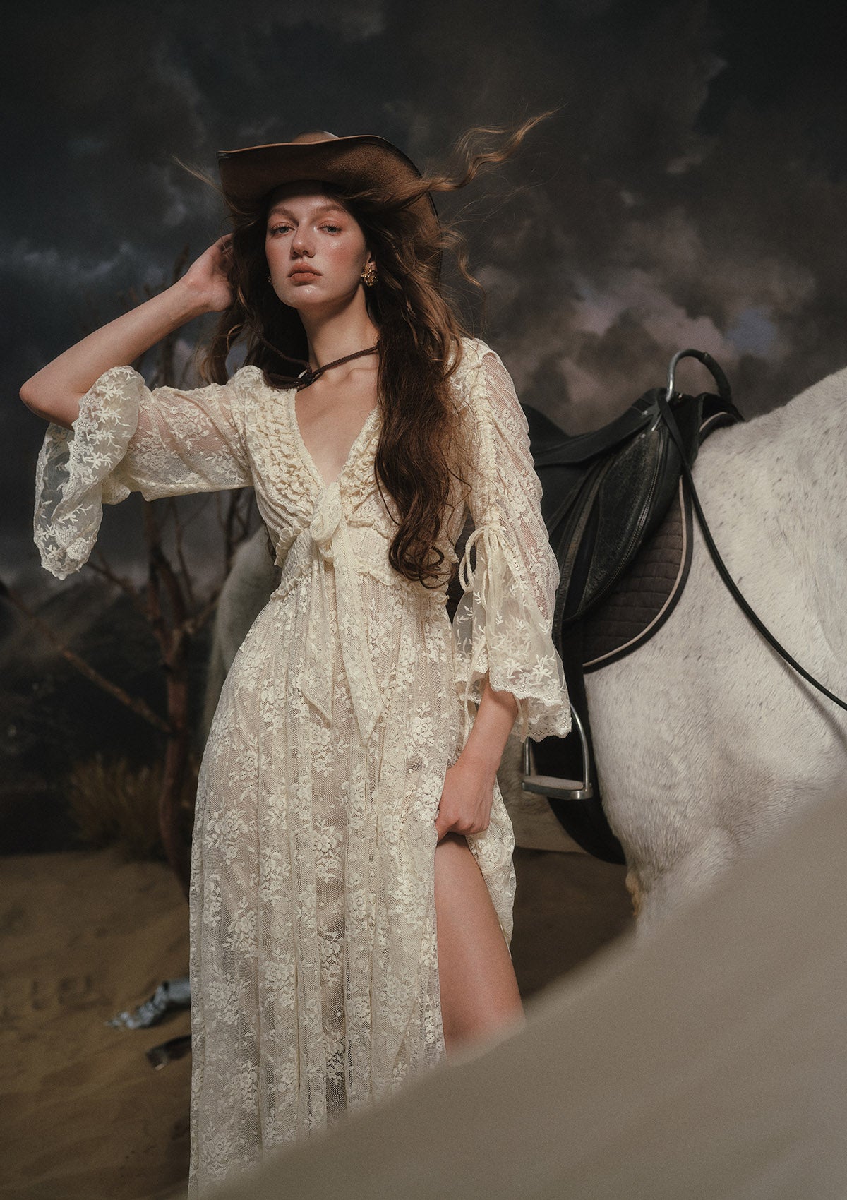 White Horse Princess Dress