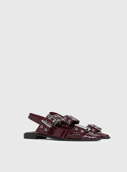 Therapy Matilda Flats Cherry Croc