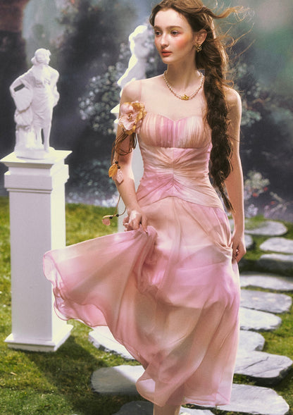 Pink Clouds of Sakura Dress