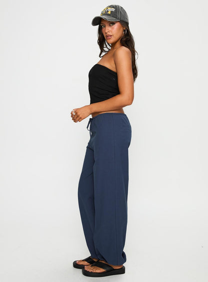 Zodie Low Waist Pants Navy