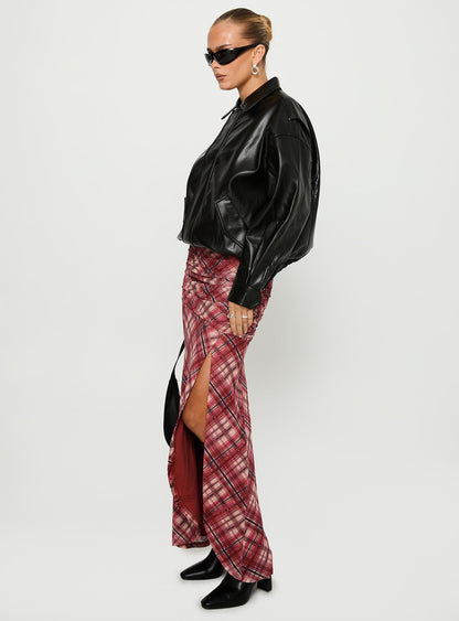 Cooperi Maxi Skirt Red Multi