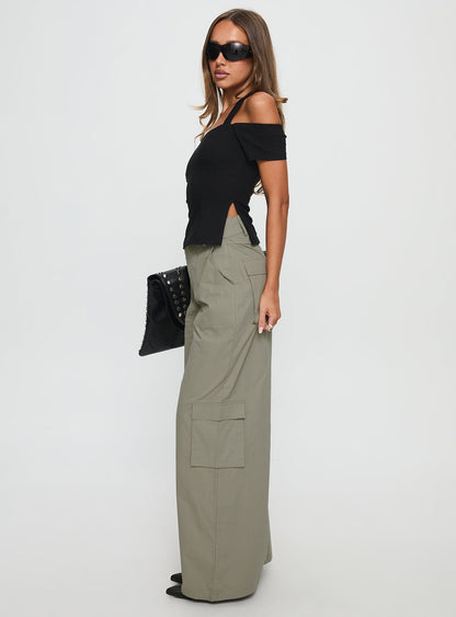 Companions Cargo Slack Pant Khaki