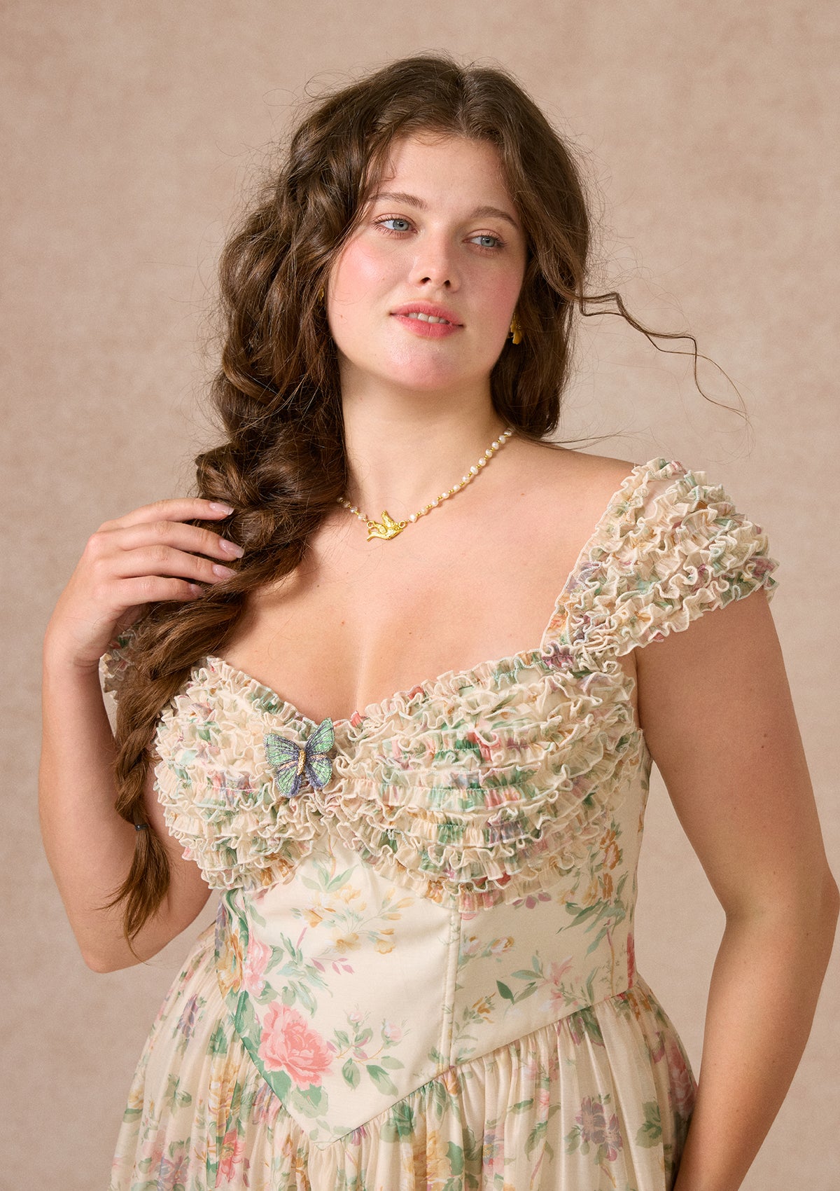 Curve&Plus Butterfly Chronicle Dress