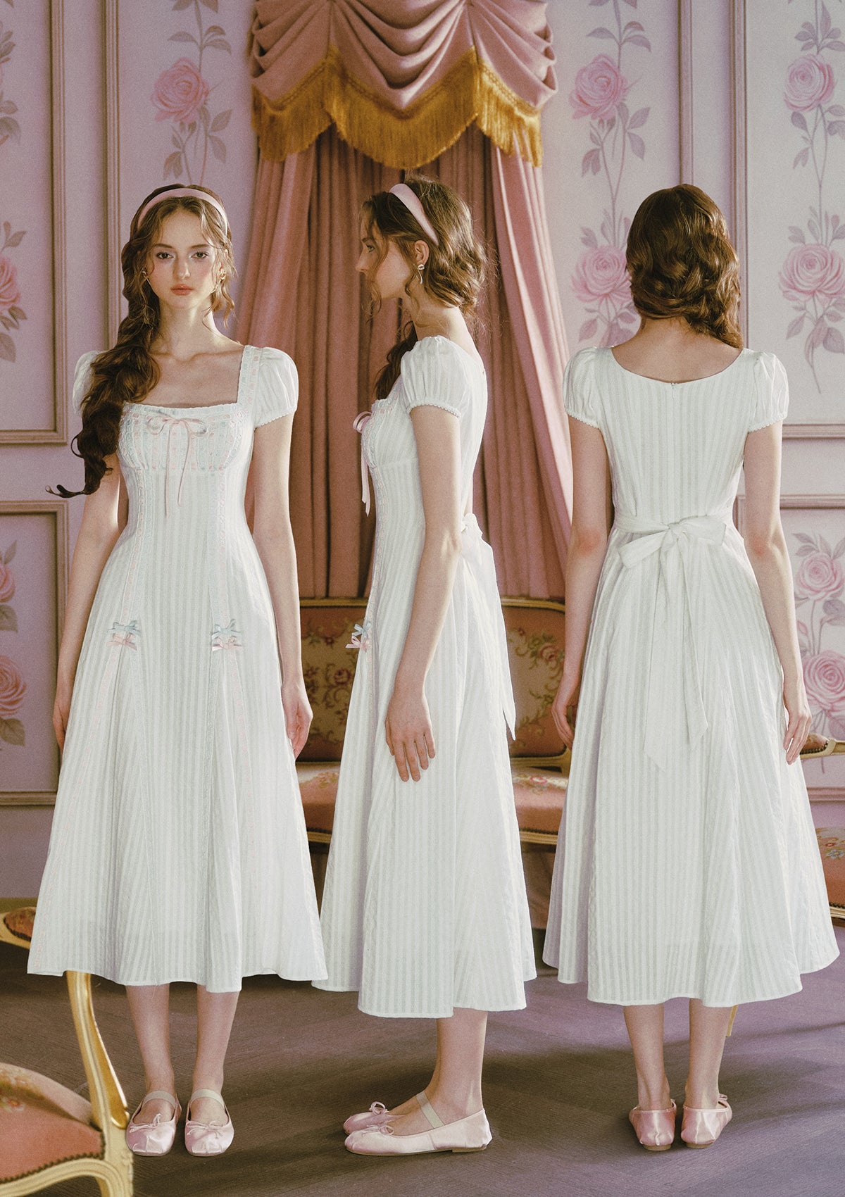 Cream Frost Shave Ice Dress (Long)