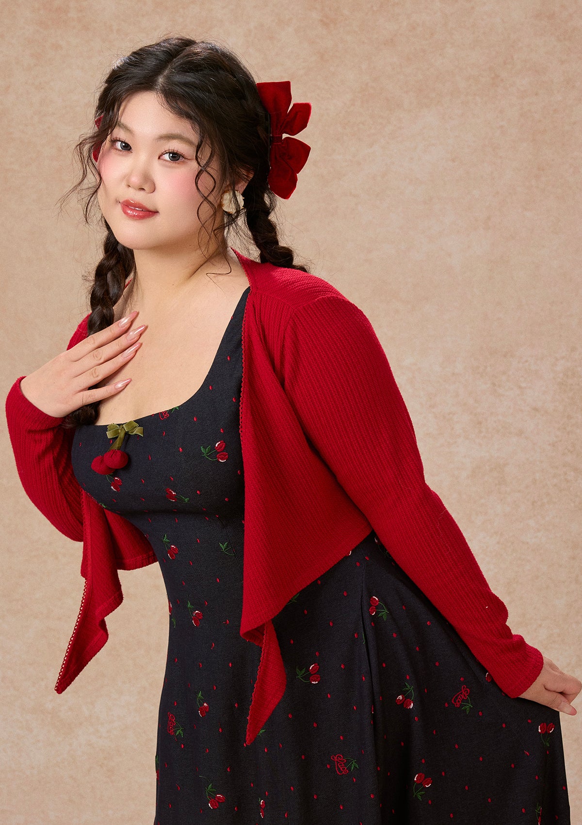 Curve&Plus Cherry Cowgirl Dress