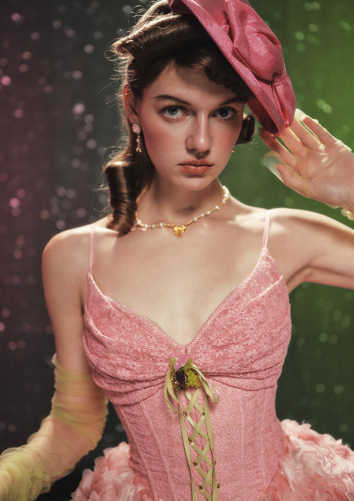 Grape Grinda Corset Dress (Short)