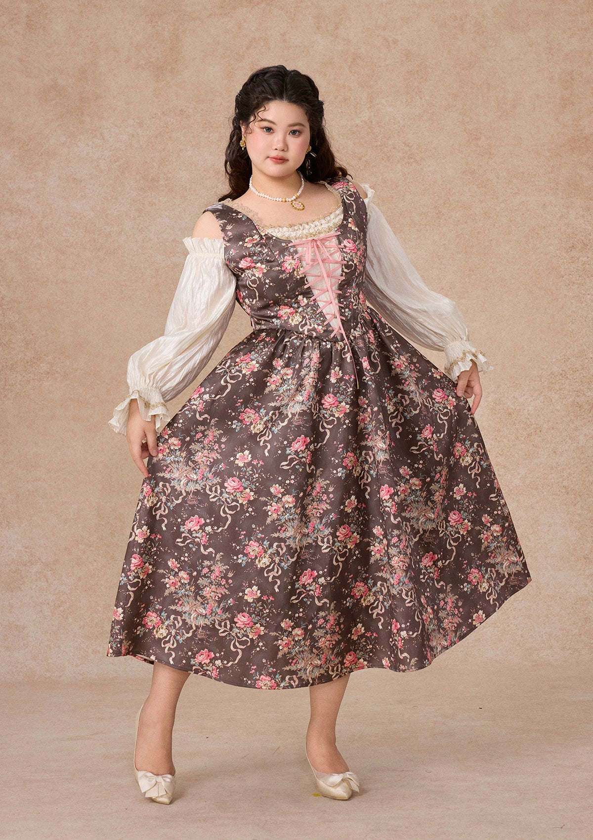 Curve & Plus Provence Diary Dress