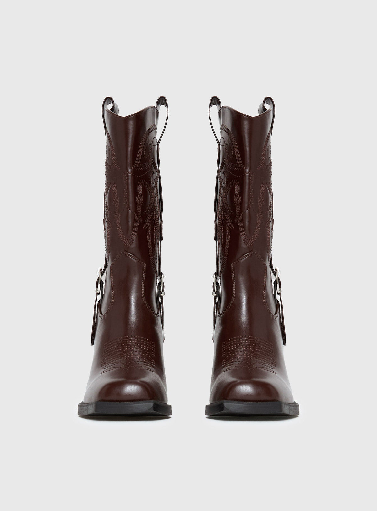 Cypress Western Boots Brown
