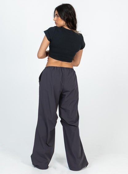 Snow Parachute Pants Slate Petite