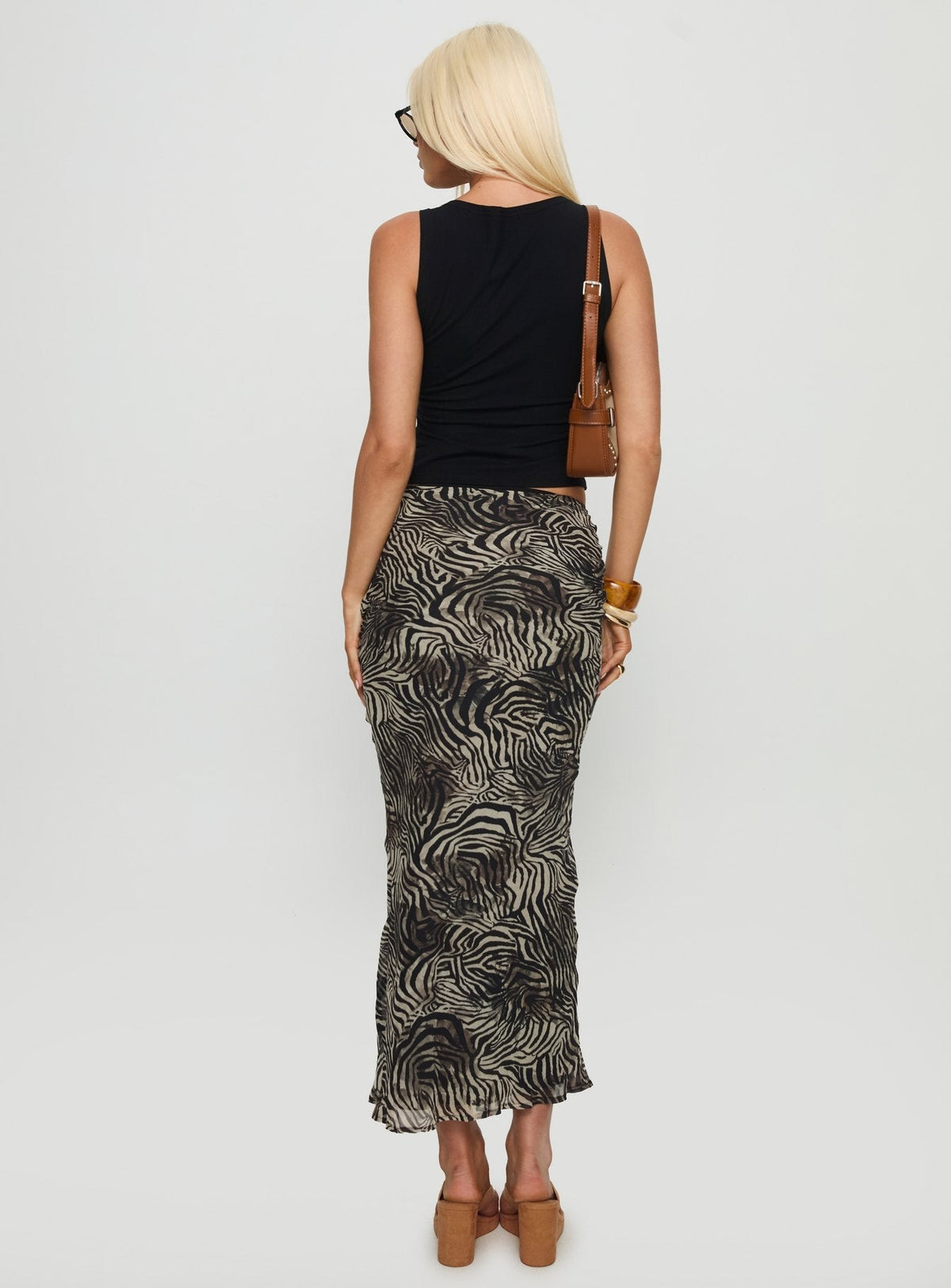 Kathrynne Maxi Skirt Animal