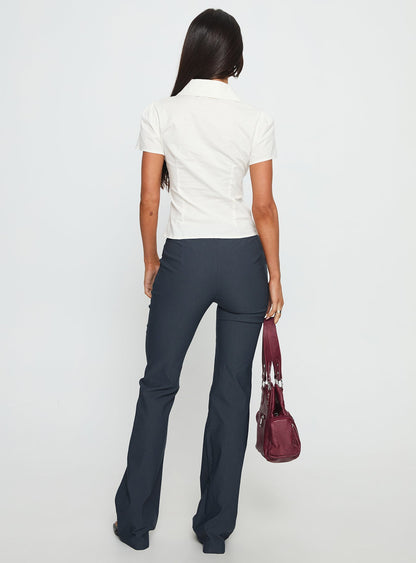 Dariana Flare Pant Charcoal