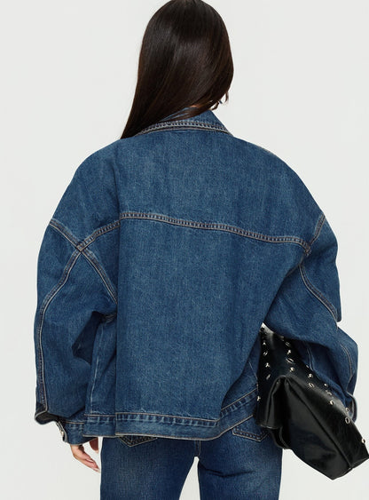 Riina Bomber Jacket Denim
