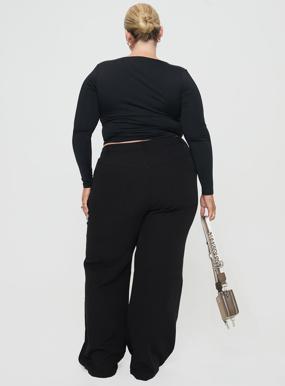 Lulu Pants Black Curve