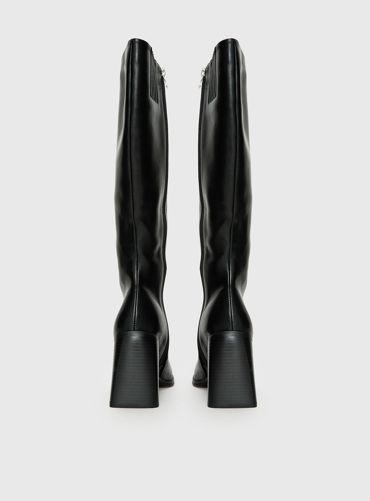 Renzo Knee High Boots Black