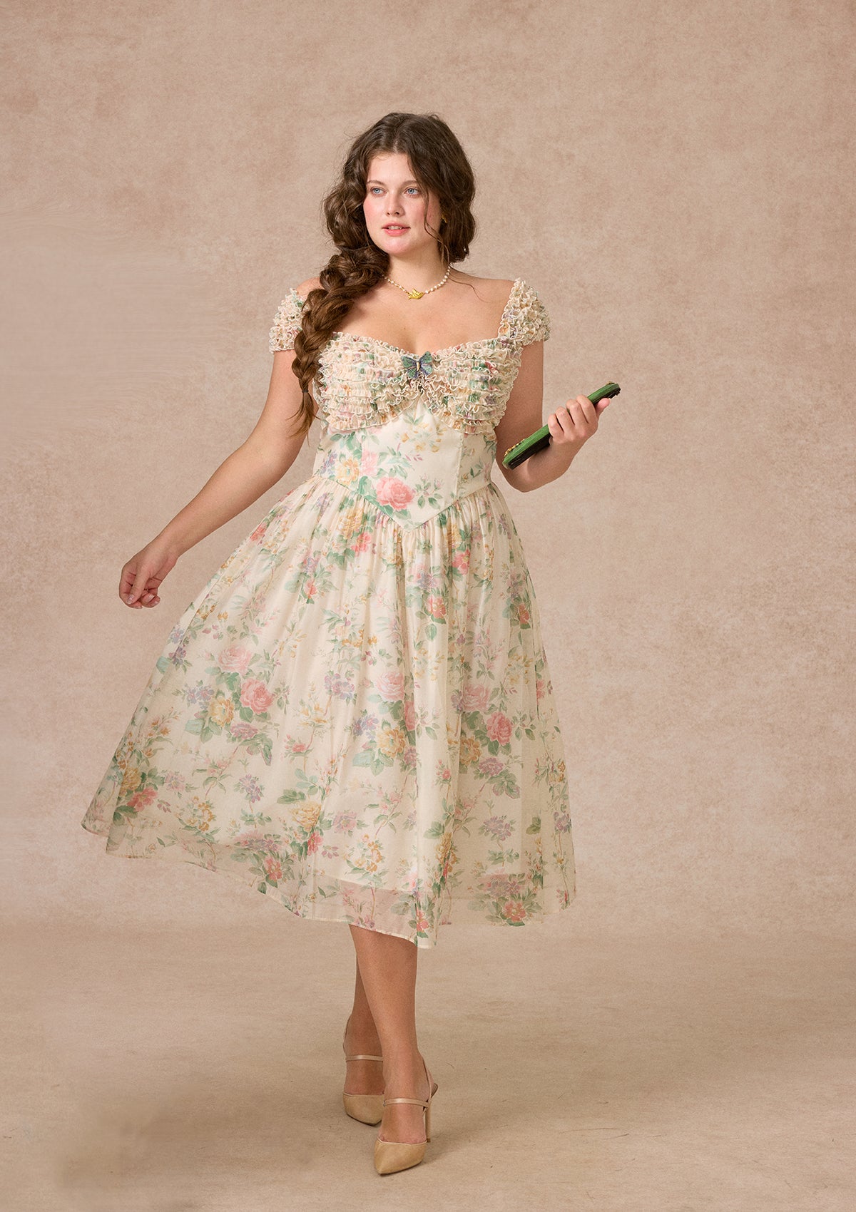 Curve&Plus Butterfly Chronicle Dress