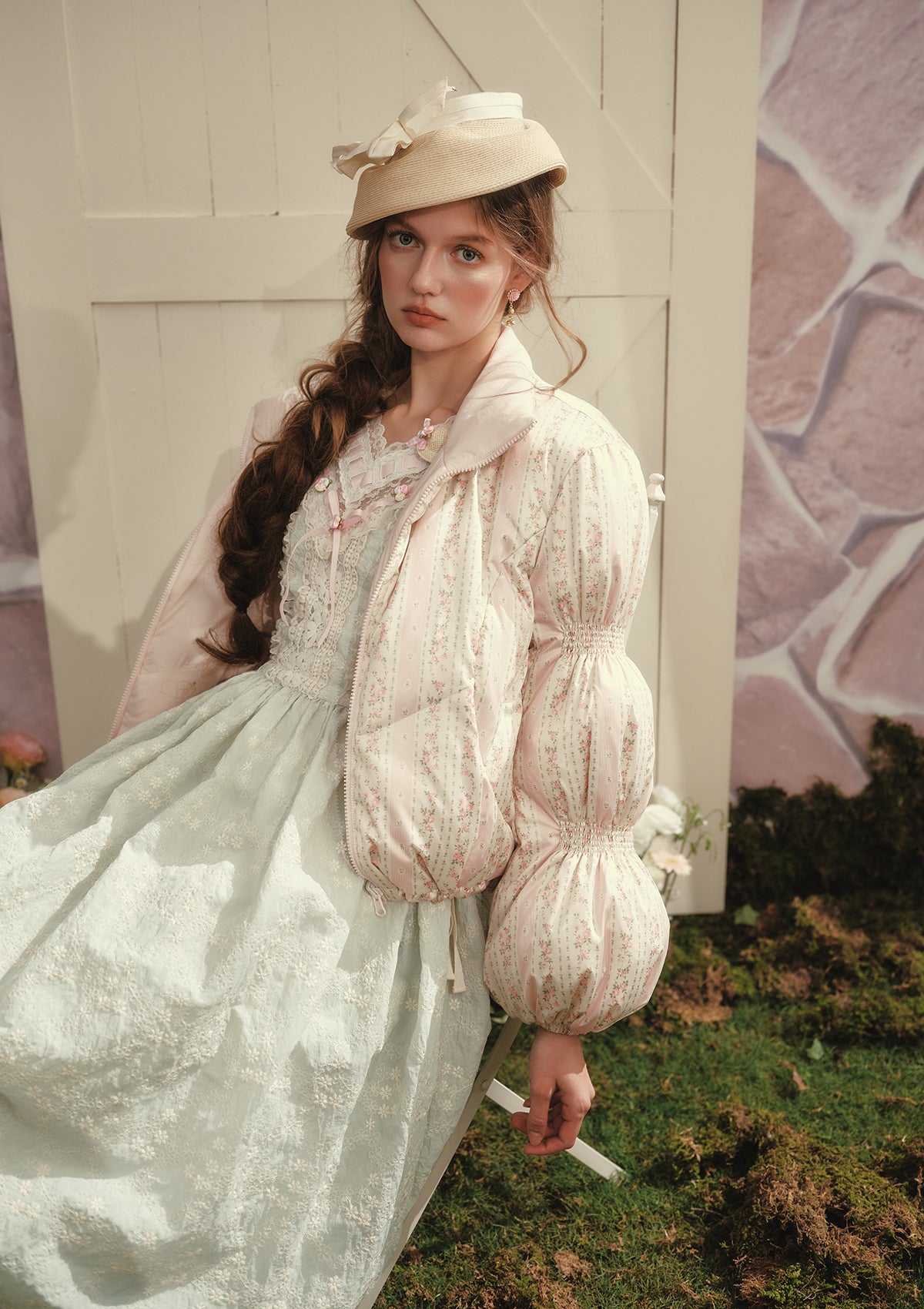Outing Straw Hat Dress