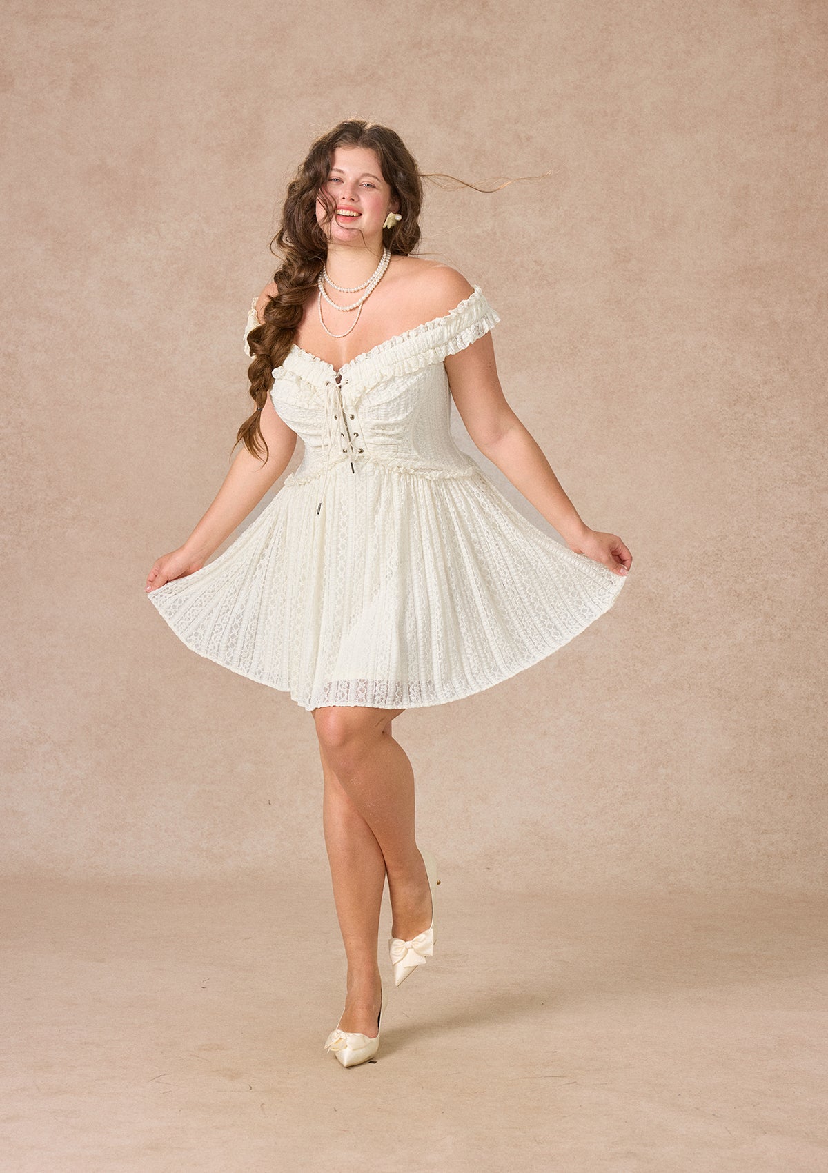 Curve&Plus Twin Butterflies Dress（Short）
