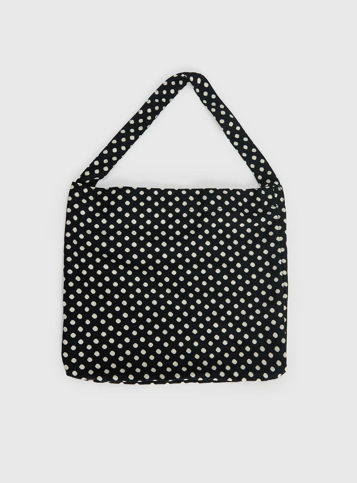 Tempting Tote Bag Black Polka