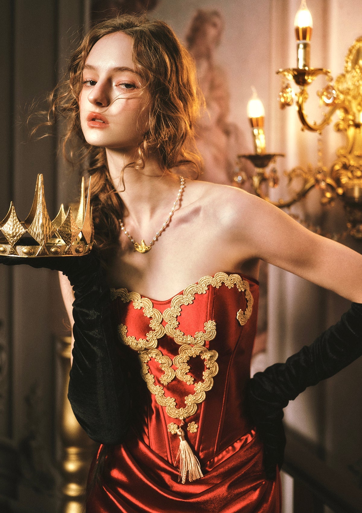 Queen Heart Corset Dress