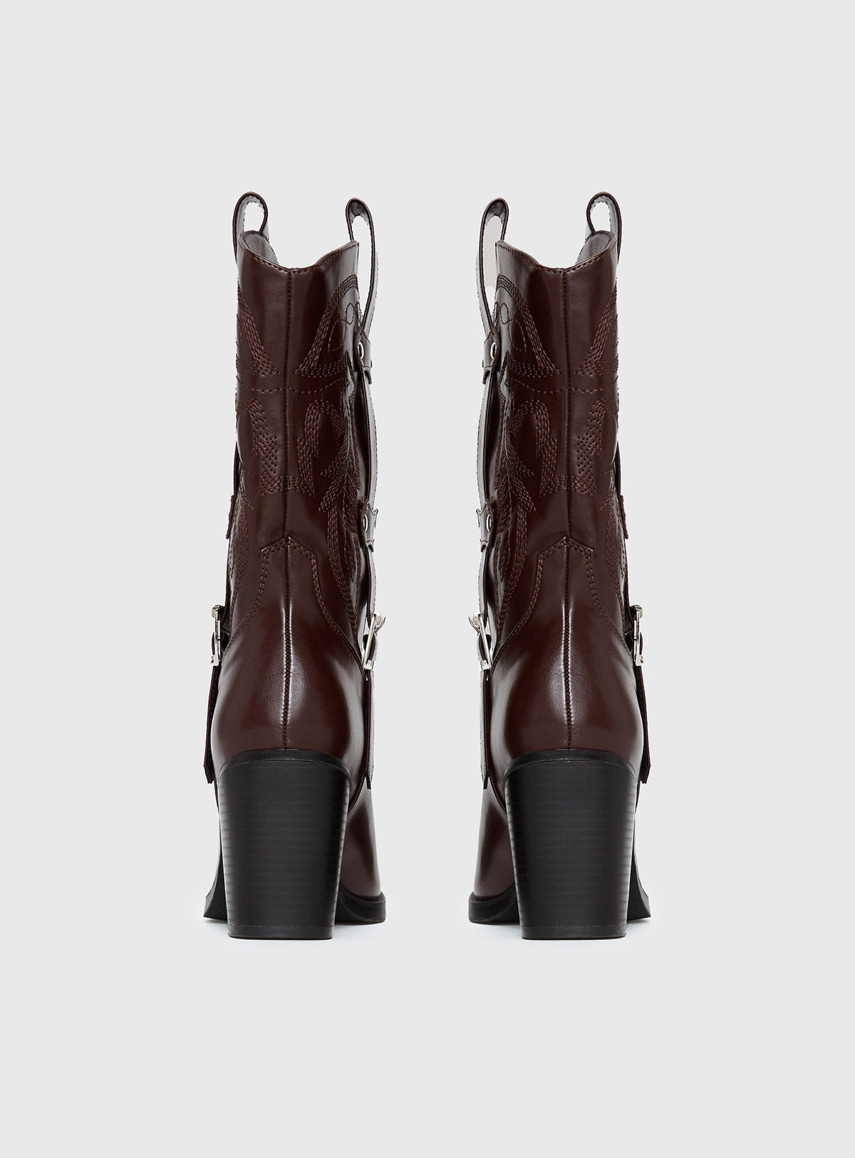 Cypress Western Boots Brown