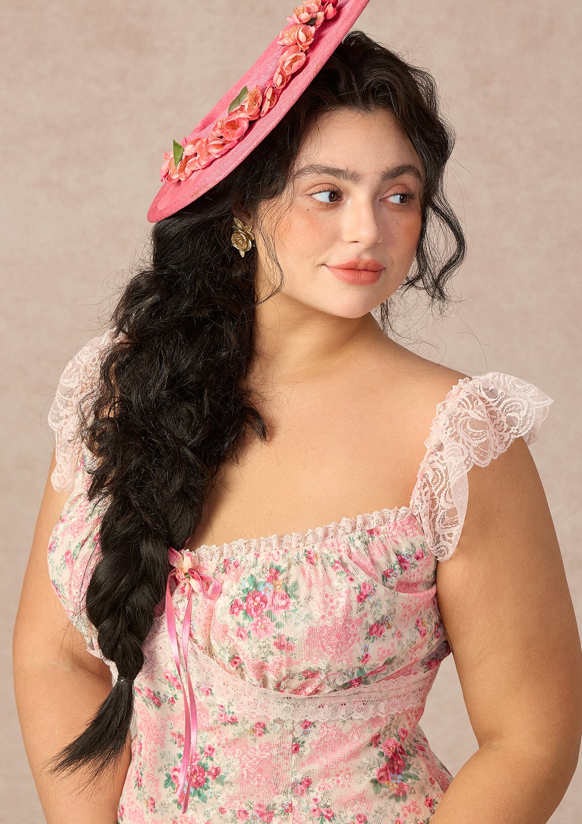 Curve&Plus Rose Music Box Dress