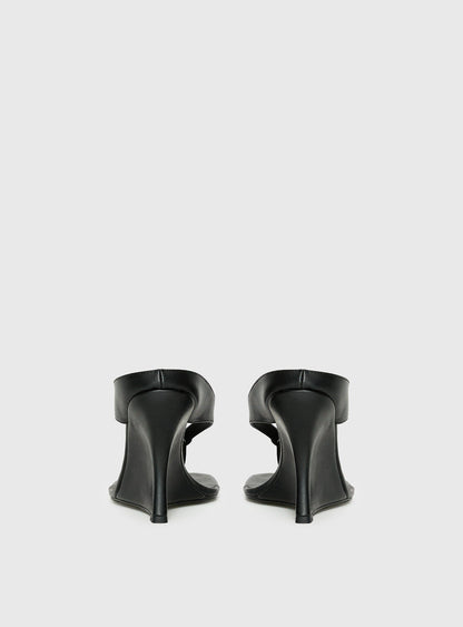 Two Summers Wedge Heels Black