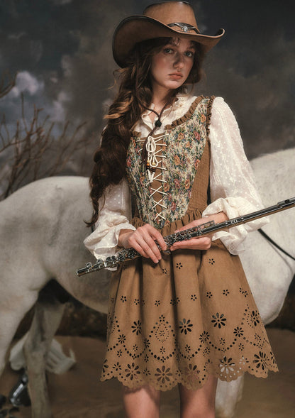 Classical Jialilve Suede Dress